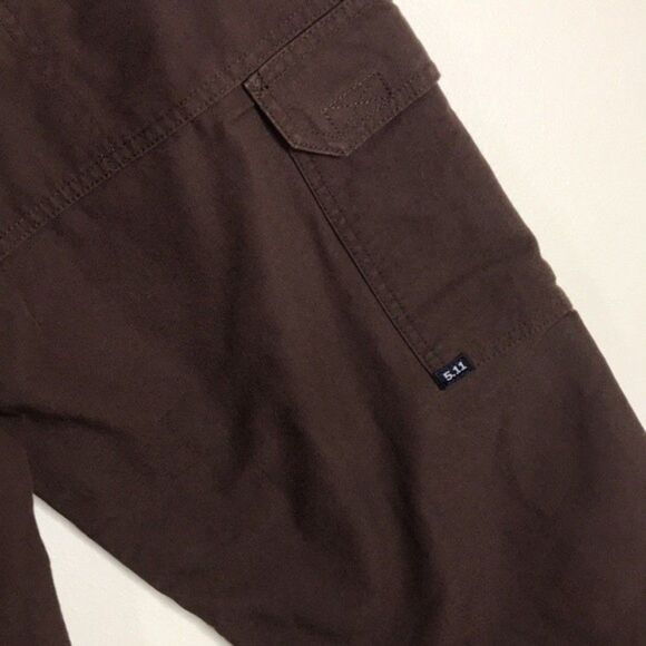 5.11 tactical series mens brown cargo utility work pants size 30x30 long - Picture 9 of 10